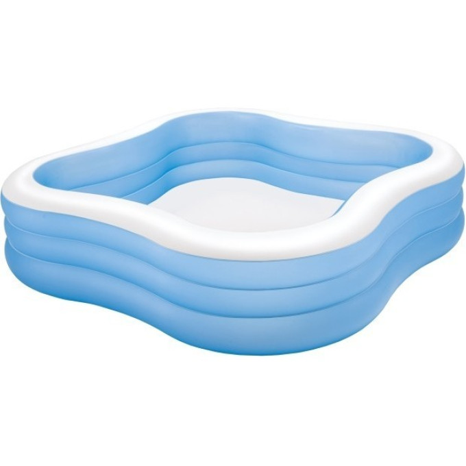 Надувной квадратный бассейн INTEX «Семейная купальня» 57495, 229×229×56 см